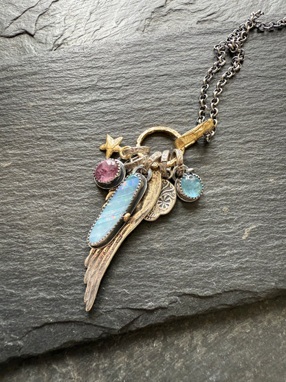 Anne Choi Skull Charm Necklace