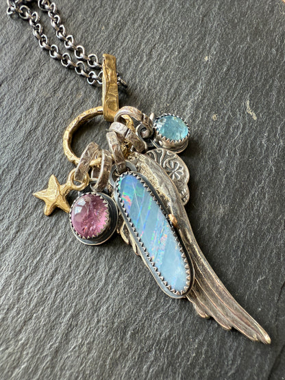 Anne Choi Skull Charm Necklace