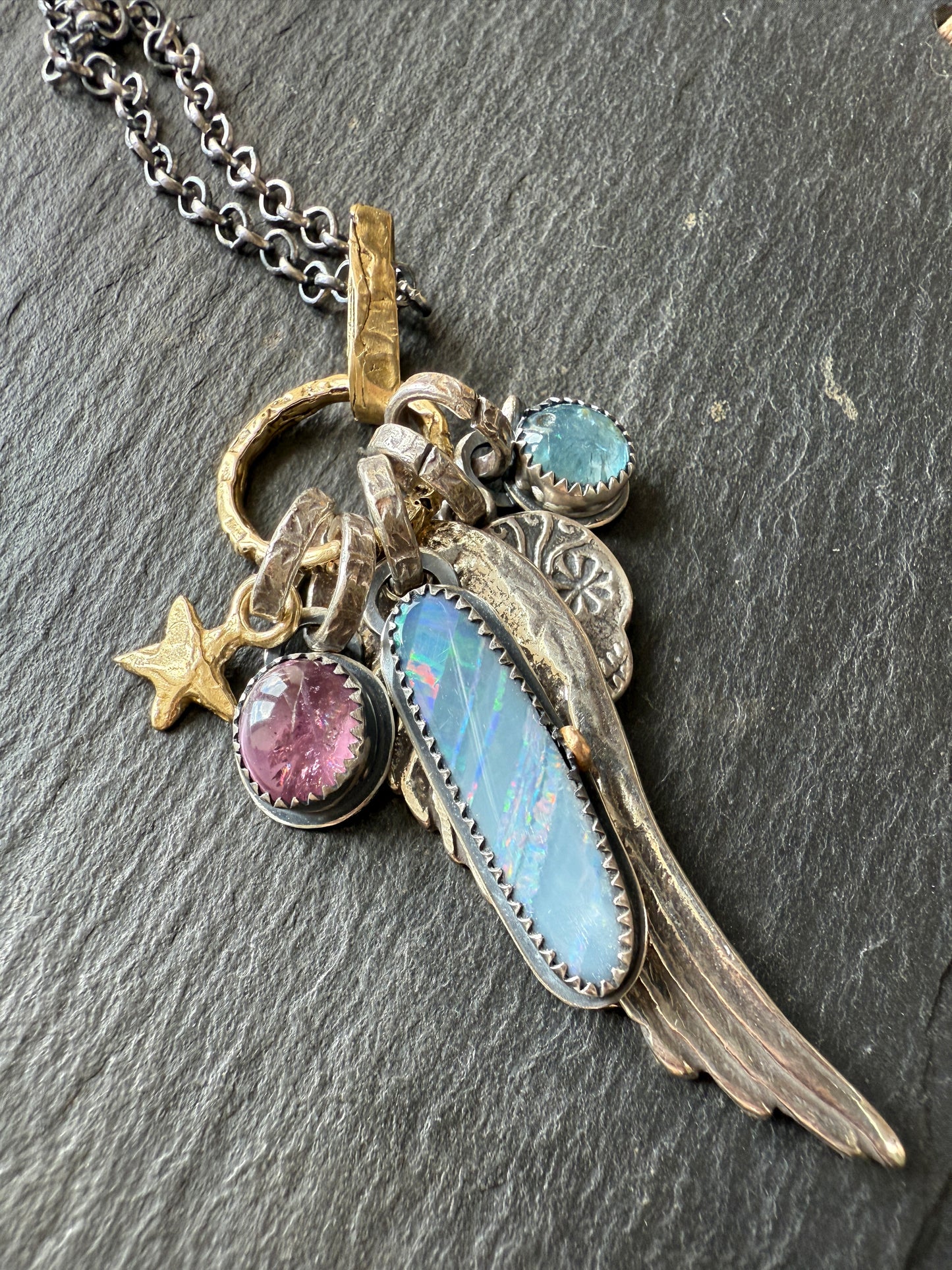 Anne Choi Skull Charm Necklace