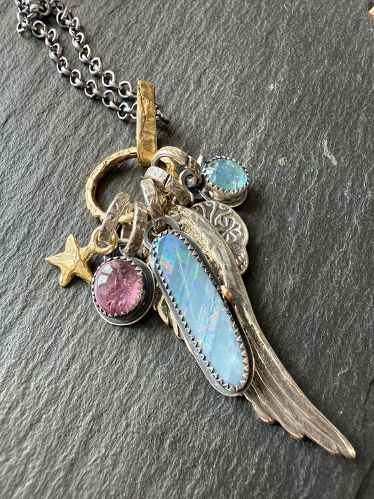 Anne Choi Skull Charm Necklace