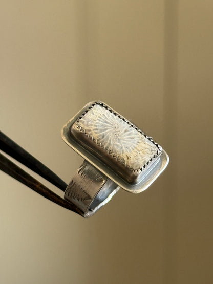 Fossilised Coral Ring (choose)
