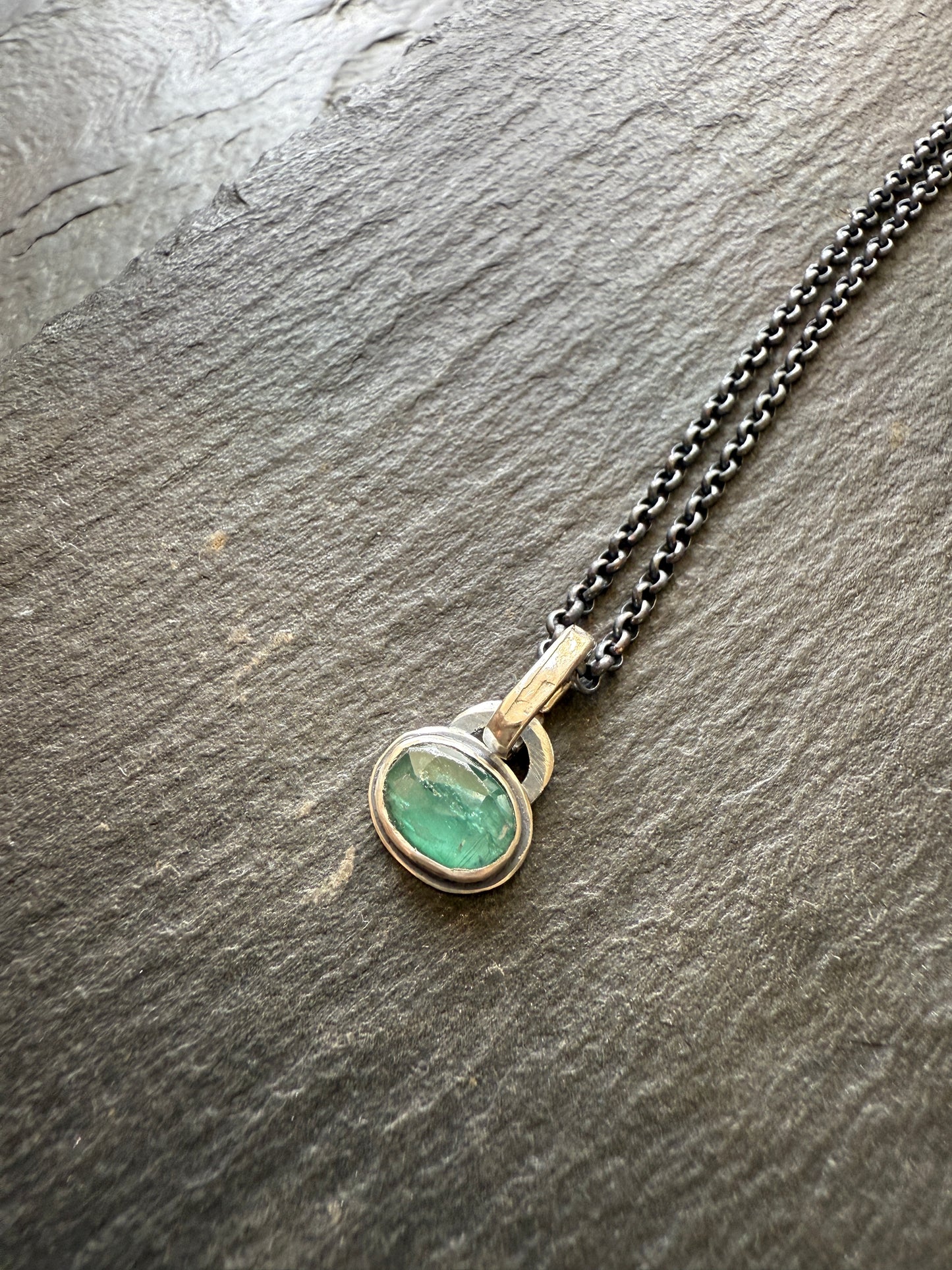 Ultra Dainty Kyanite Necklace