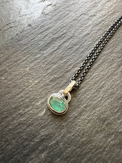 Ultra Dainty Kyanite Necklace