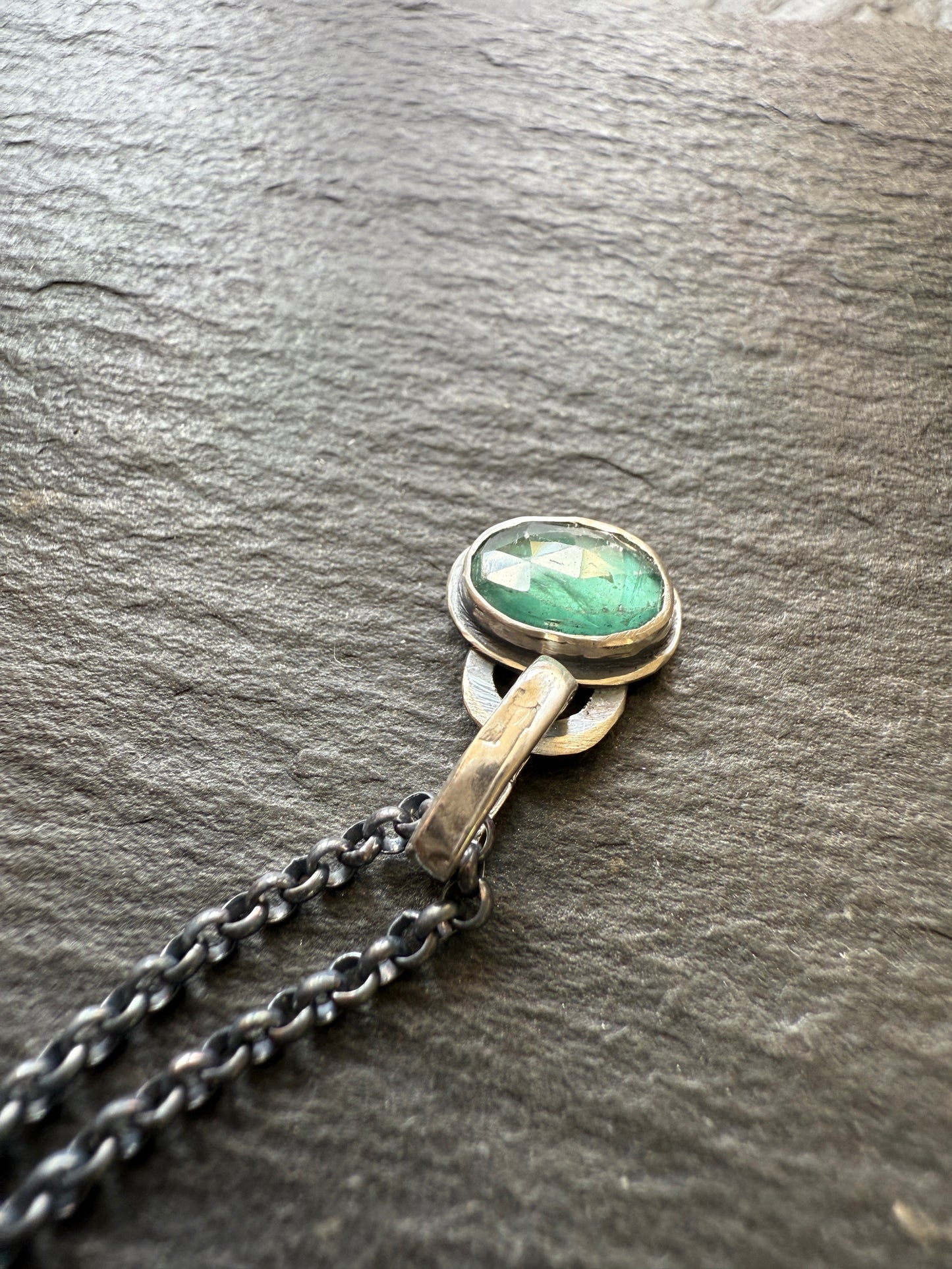 Ultra Dainty Kyanite Necklace