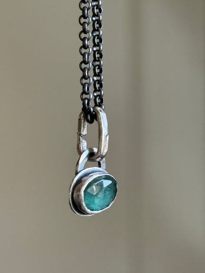 Ultra Dainty Kyanite Necklace