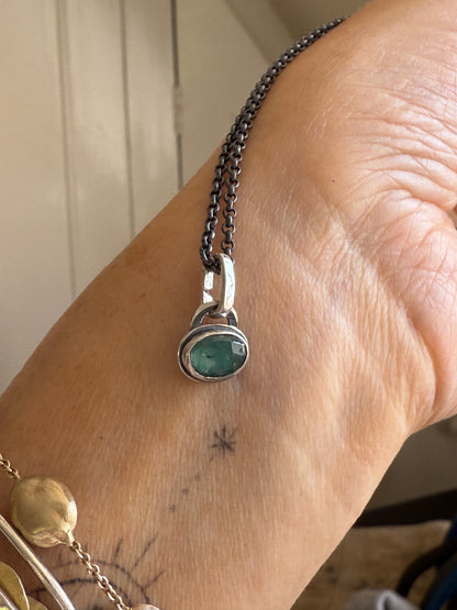 Ultra Dainty Kyanite Necklace