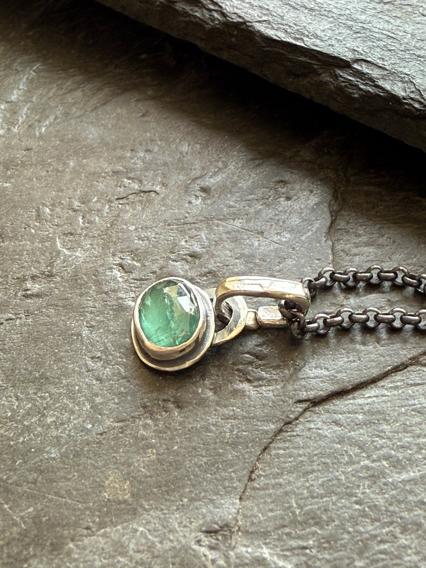 Ultra Dainty Kyanite Necklace