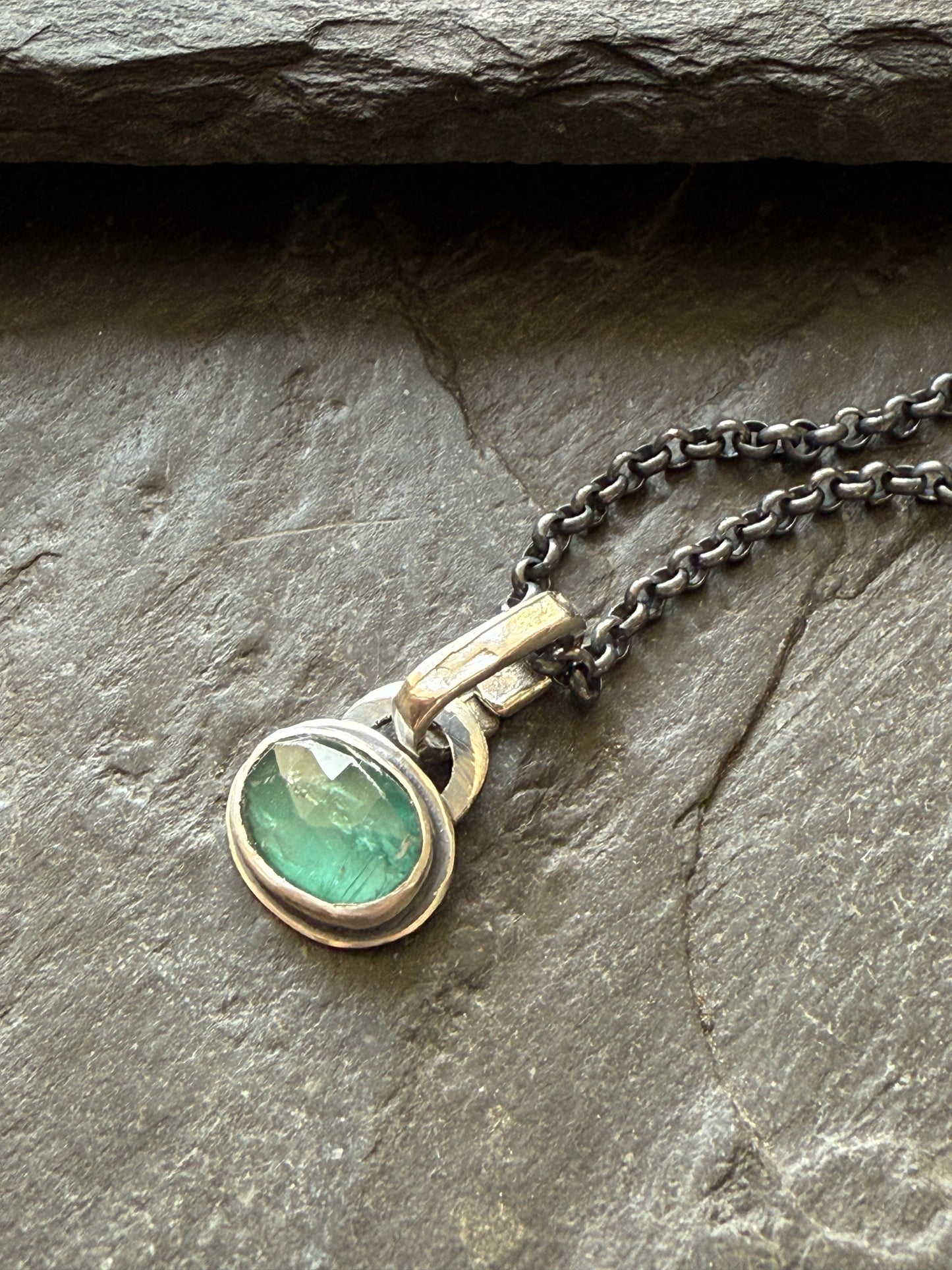 Ultra Dainty Kyanite Necklace