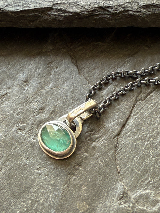 Ultra Dainty Kyanite Necklace