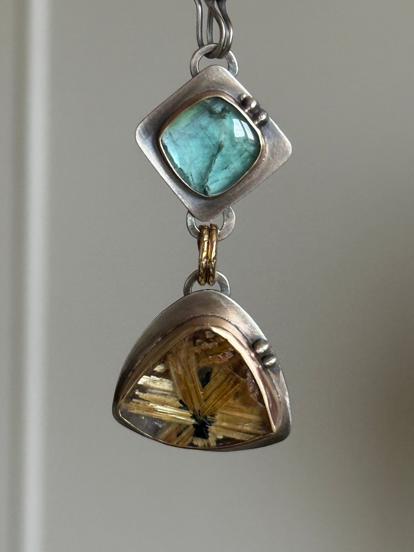 Rutile Quartz and Star Rutile Quartz Pendant