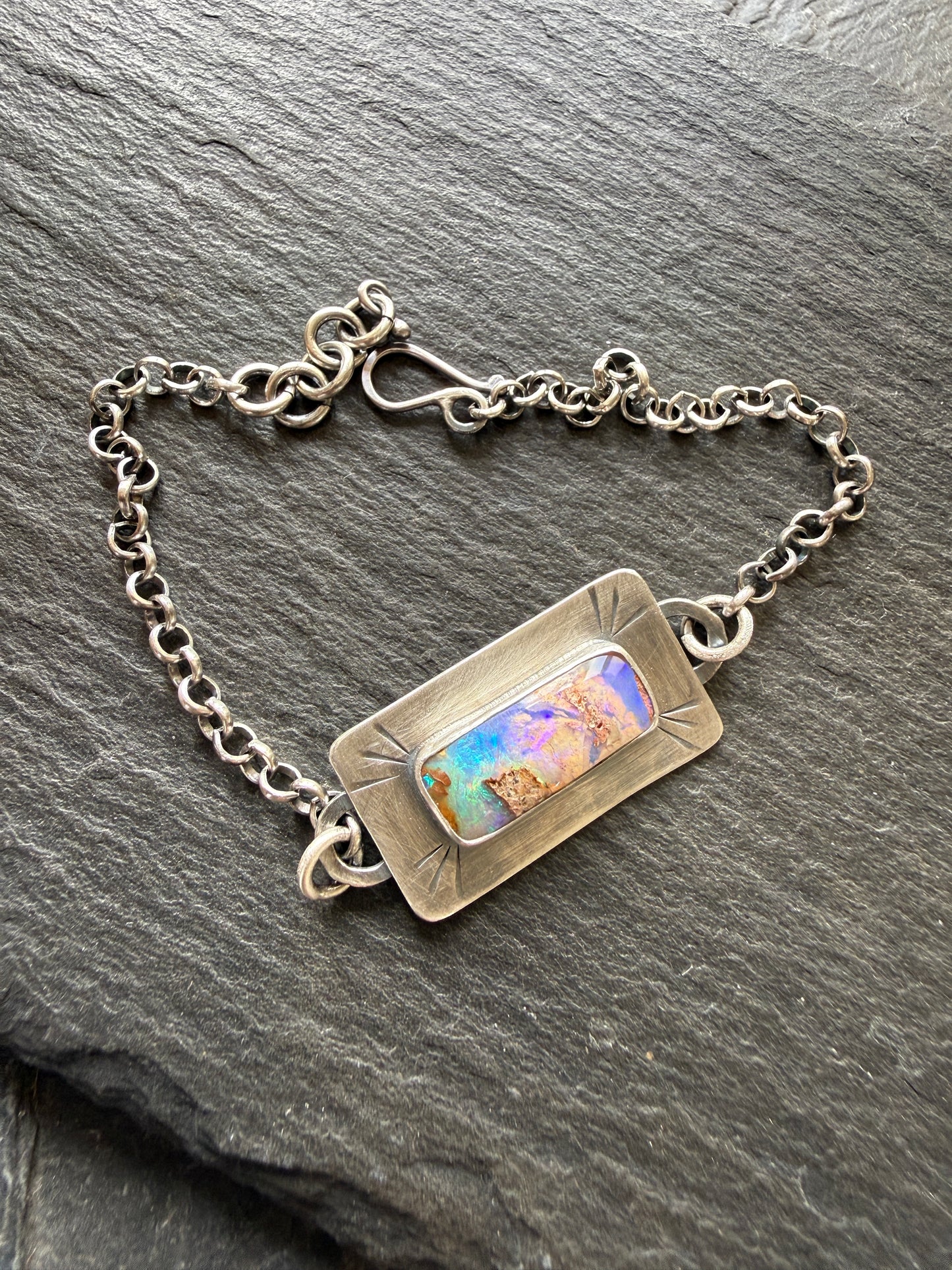 Opal Chain Bracelet