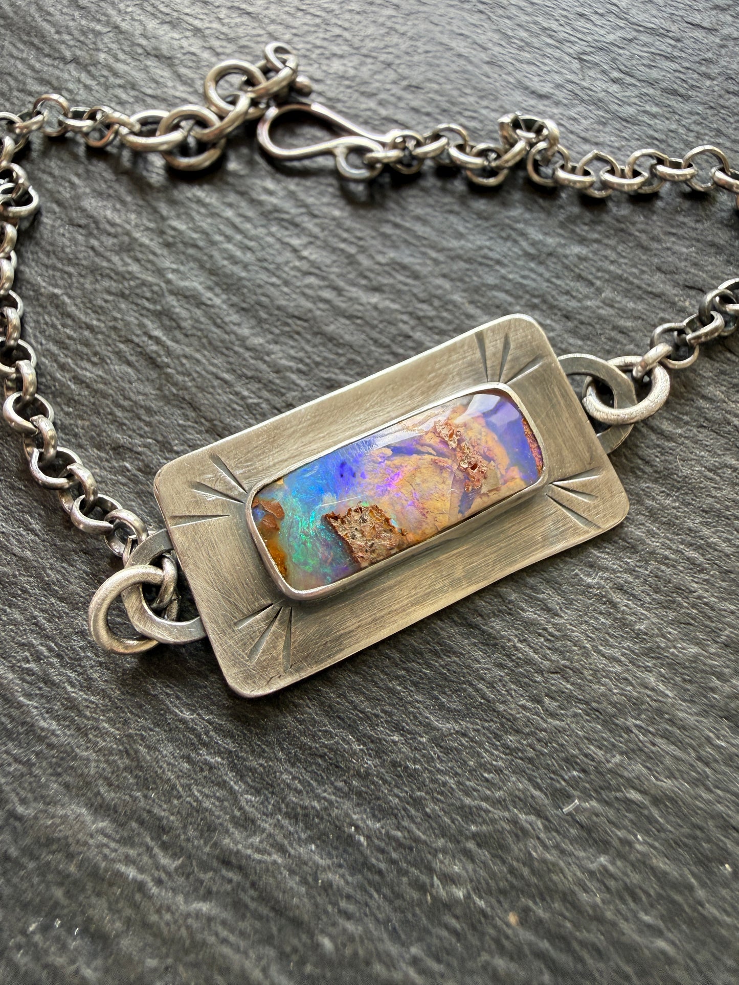 Opal Chain Bracelet