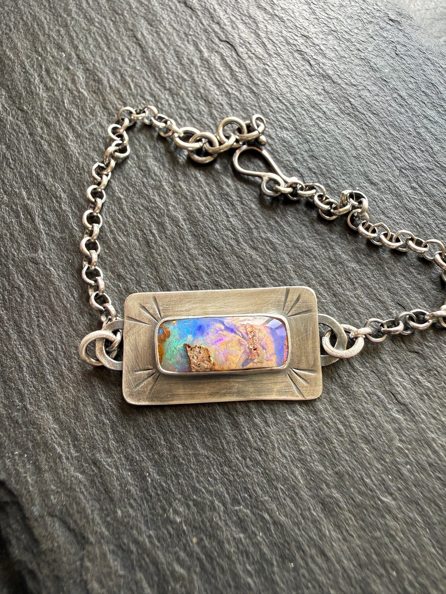 Opal Chain Bracelet