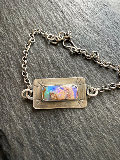 Opal Chain Bracelet