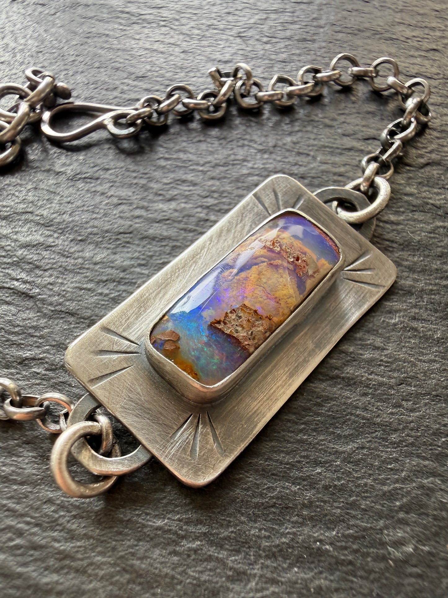 Opal Chain Bracelet