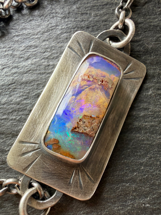 Opal Chain Bracelet