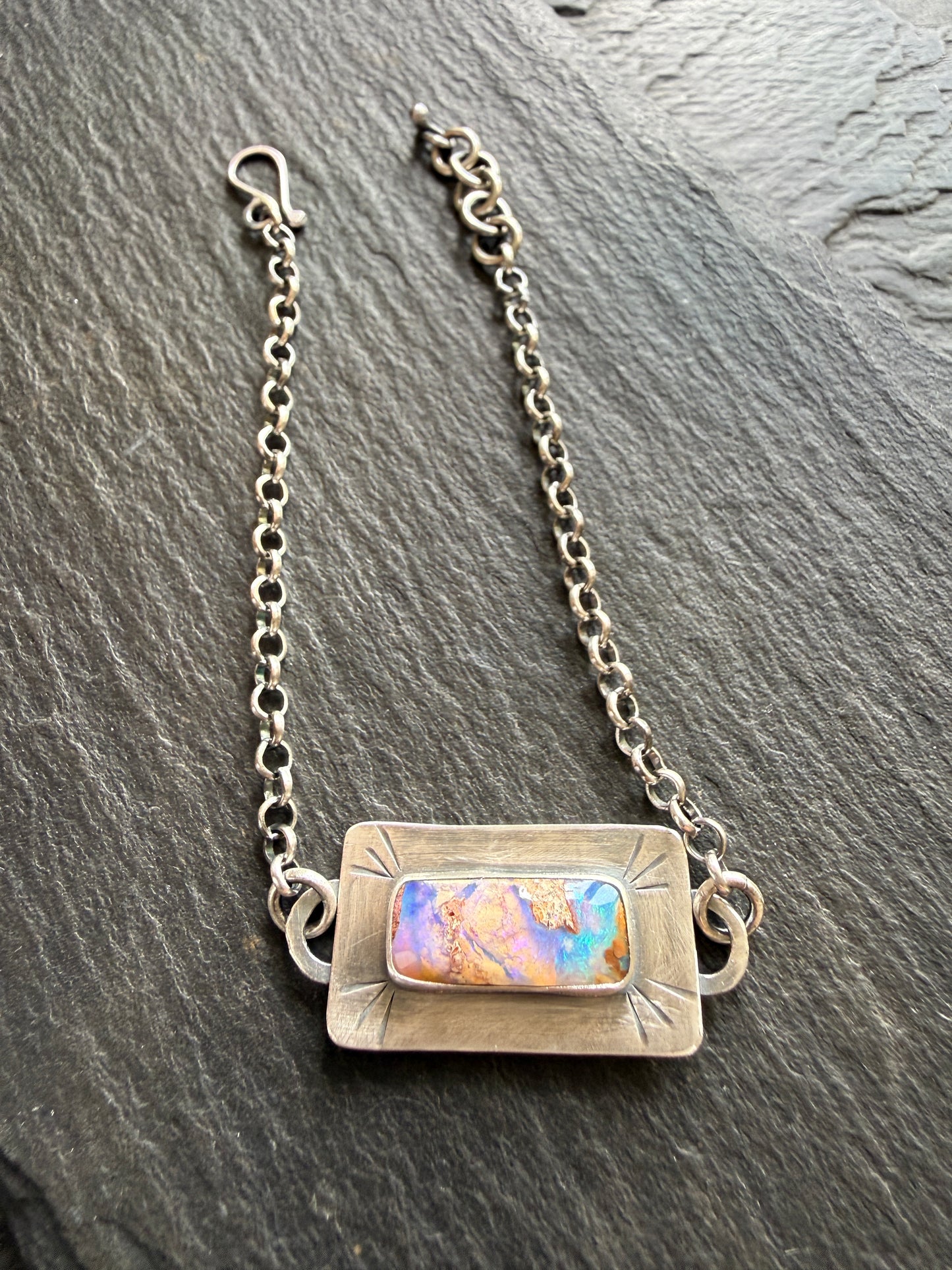 Opal Chain Bracelet