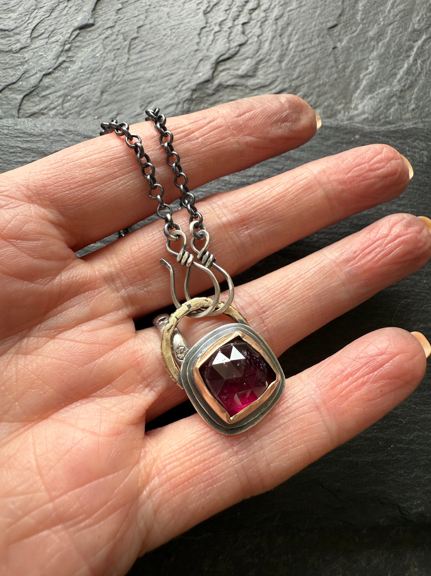 Rhodalite Garnet Necklace