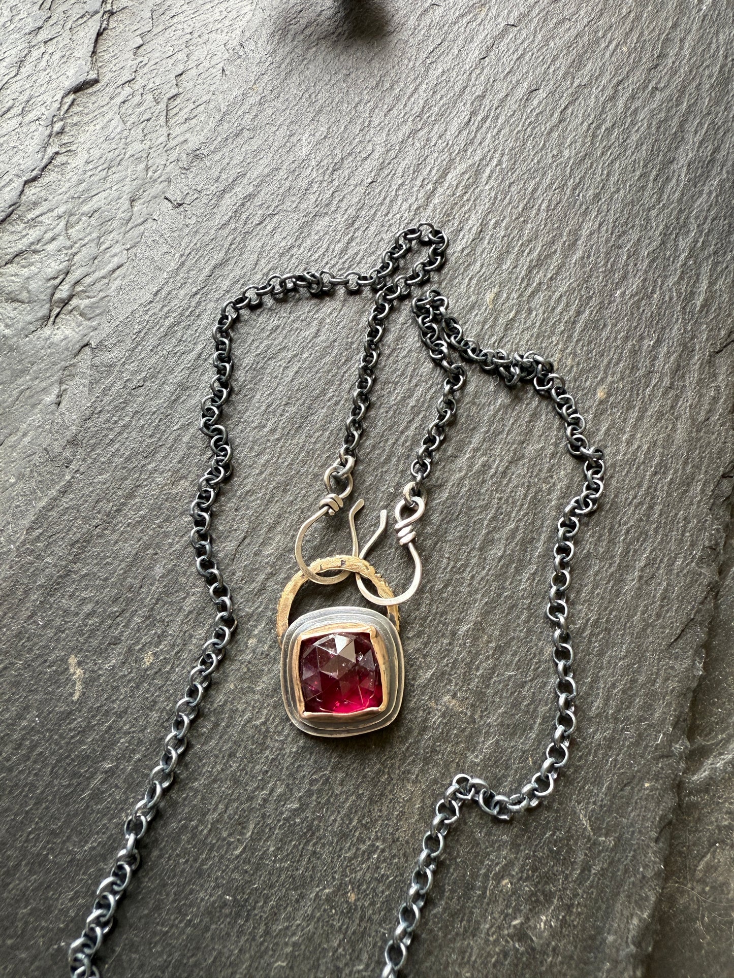 Rhodalite Garnet Necklace