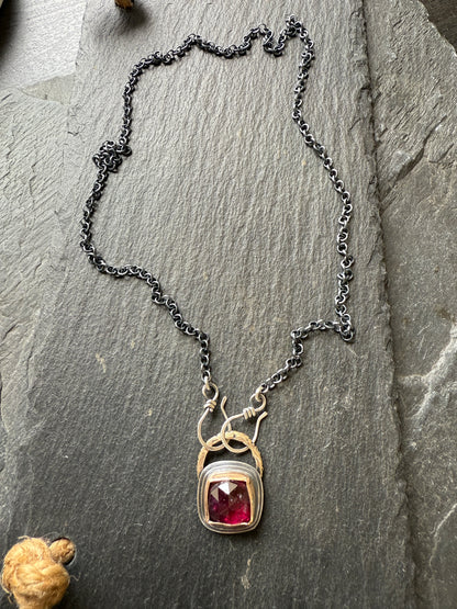 Rhodalite Garnet Necklace