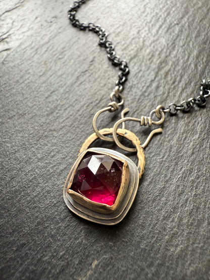 Rhodalite Garnet Necklace