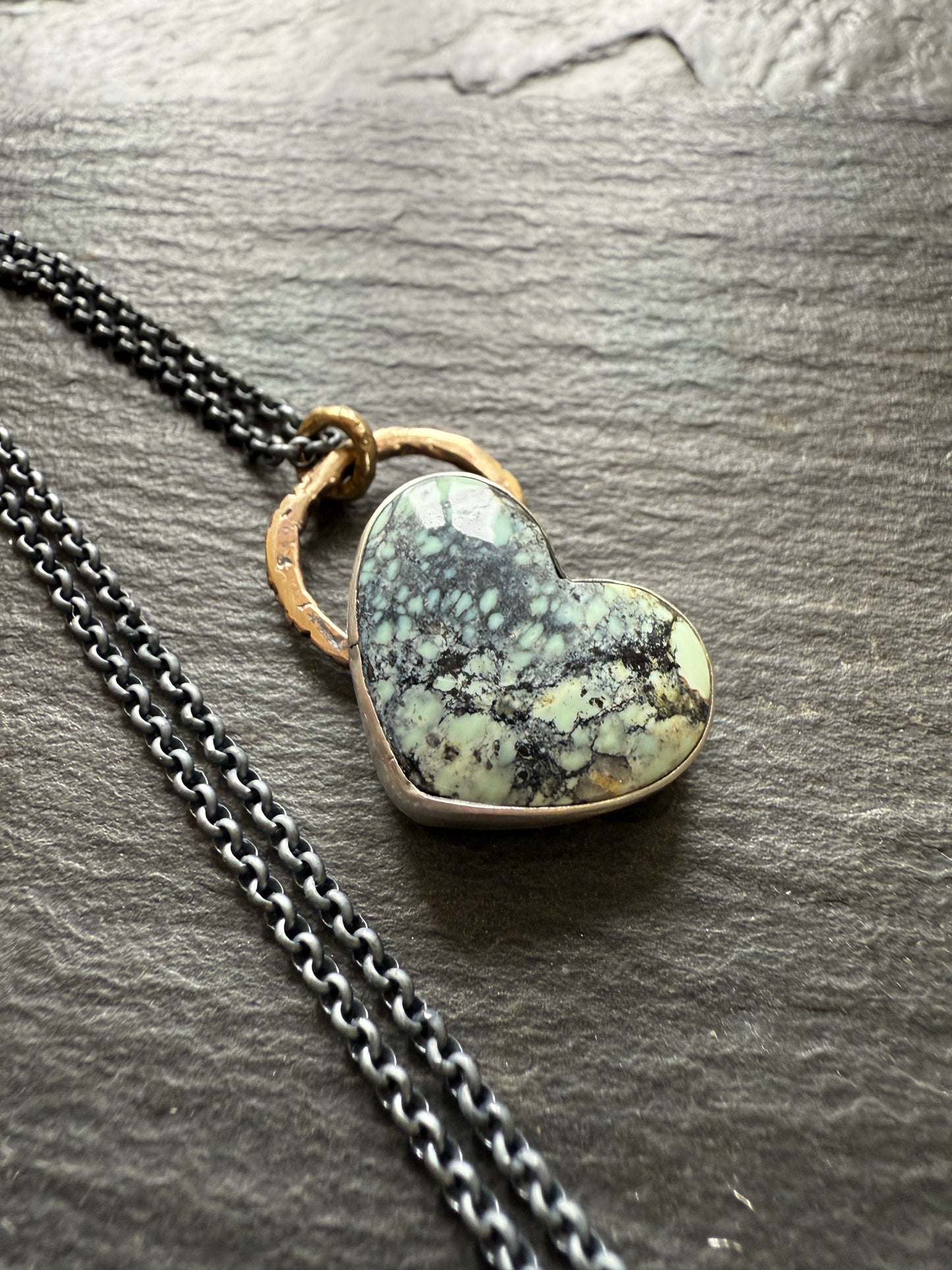 Variscite Turquoise stone necklace