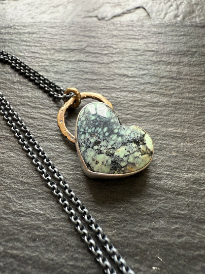 Variscite Turquoise stone necklace