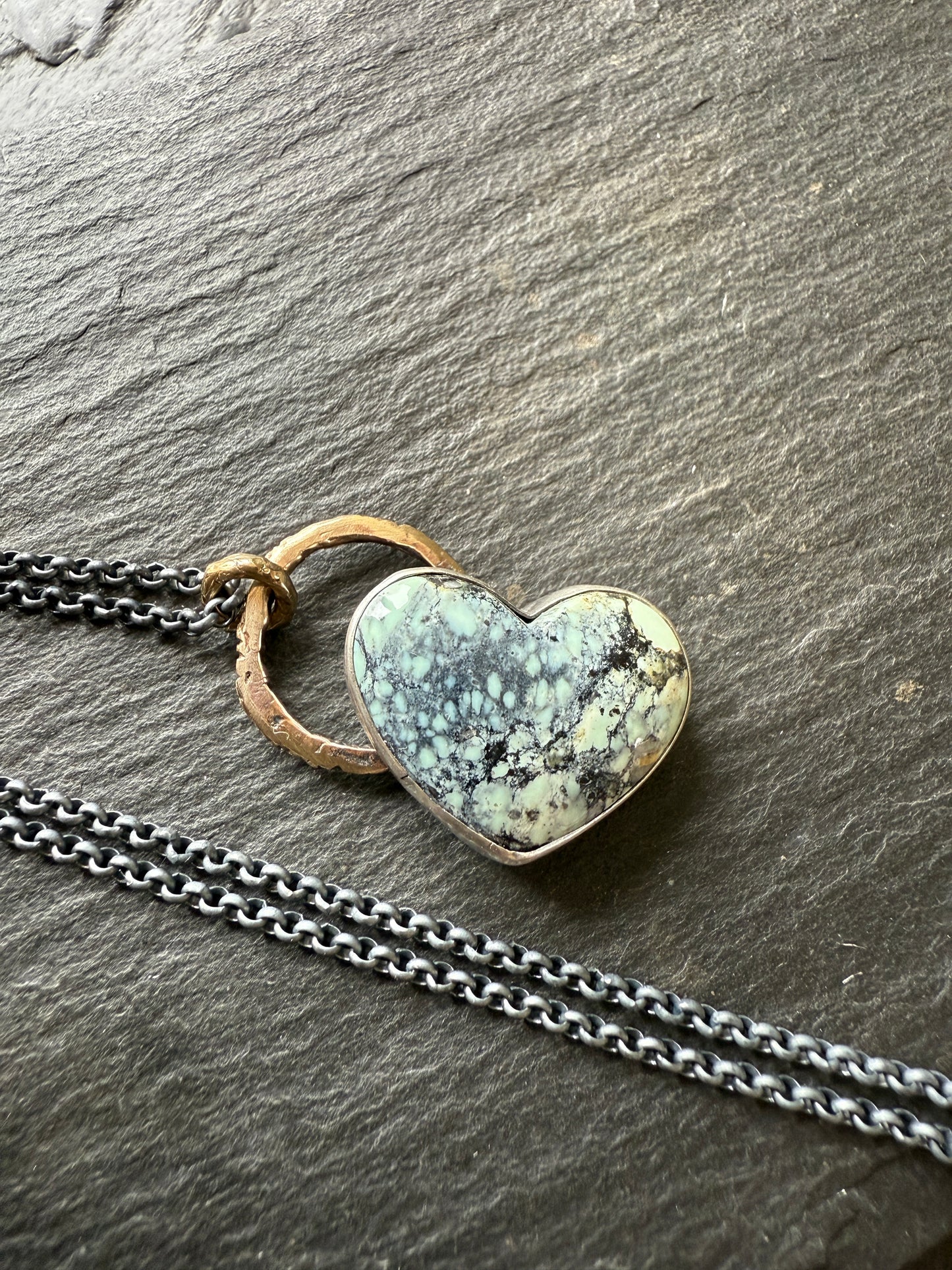 Variscite Turquoise stone necklace