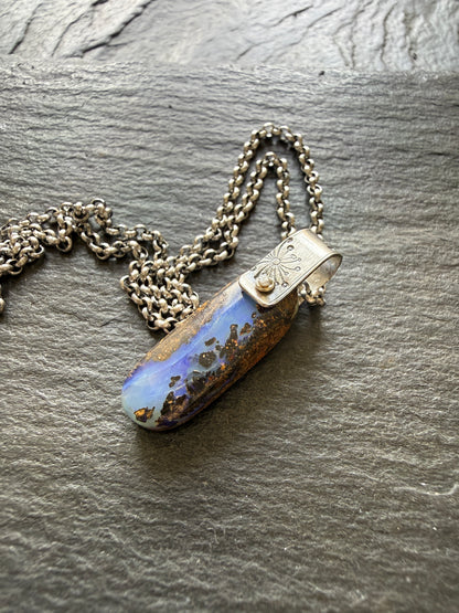 Dainty opal Pendant