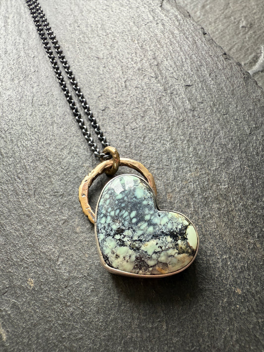 Variscite Turquoise stone necklace
