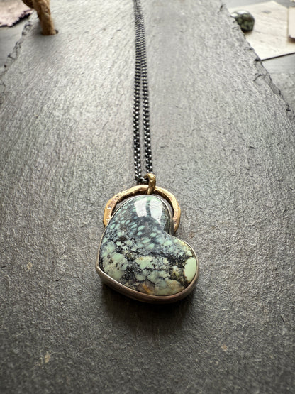 Variscite Turquoise stone necklace