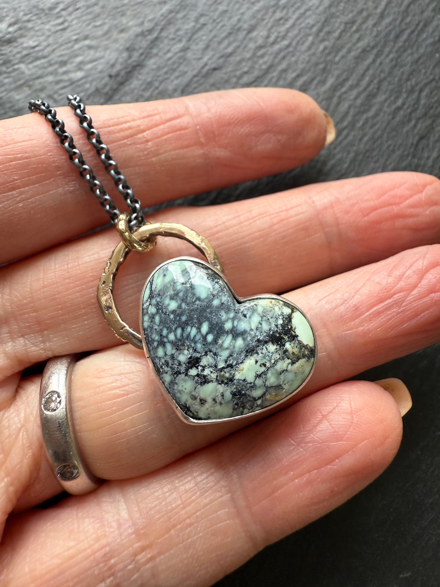 Variscite Turquoise stone necklace