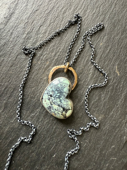 Variscite Turquoise stone necklace