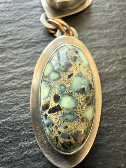 Variscite Multi Charm Necklace