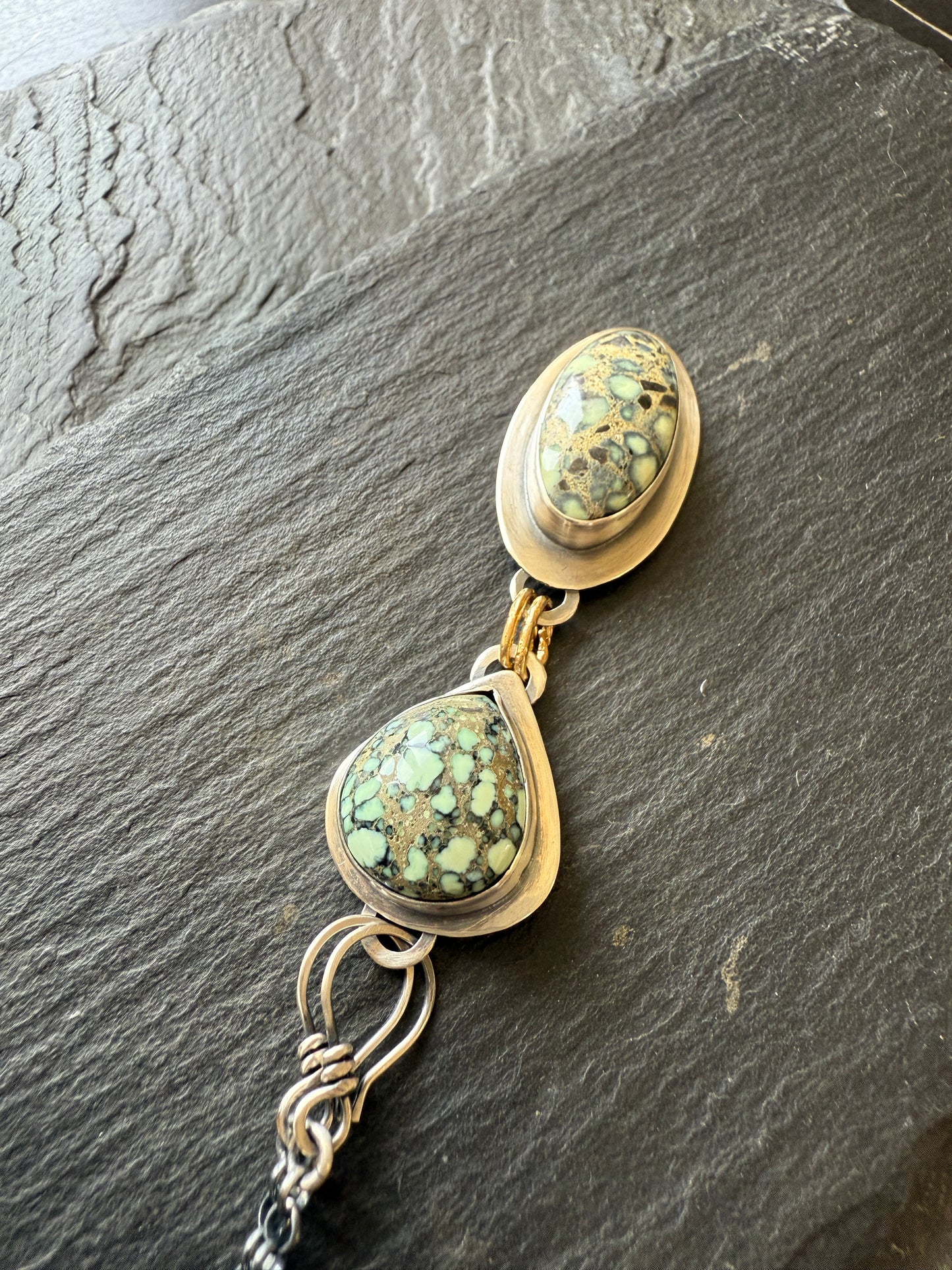 Variscite Multi Charm Necklace