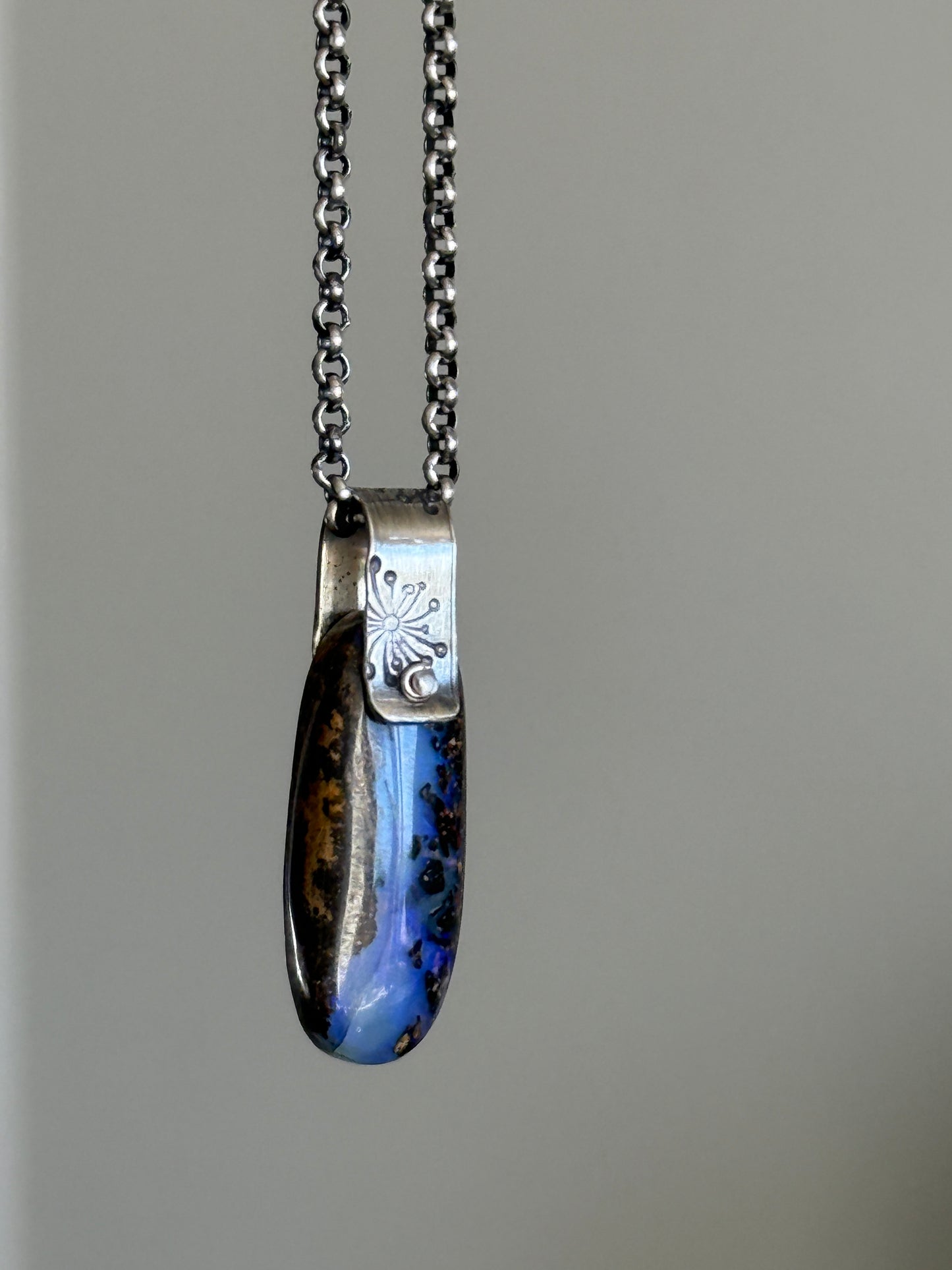 Dainty opal Pendant