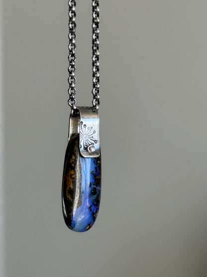 Dainty opal Pendant