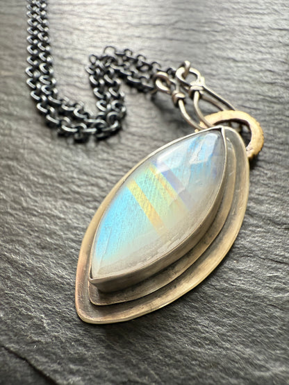 Moonstone Charm Necklace