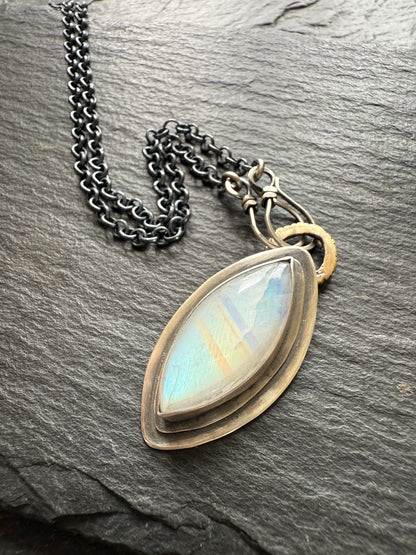 Moonstone Charm Necklace