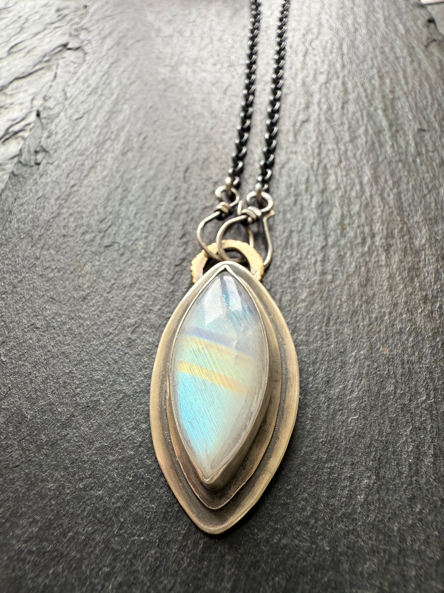 Moonstone Charm Necklace