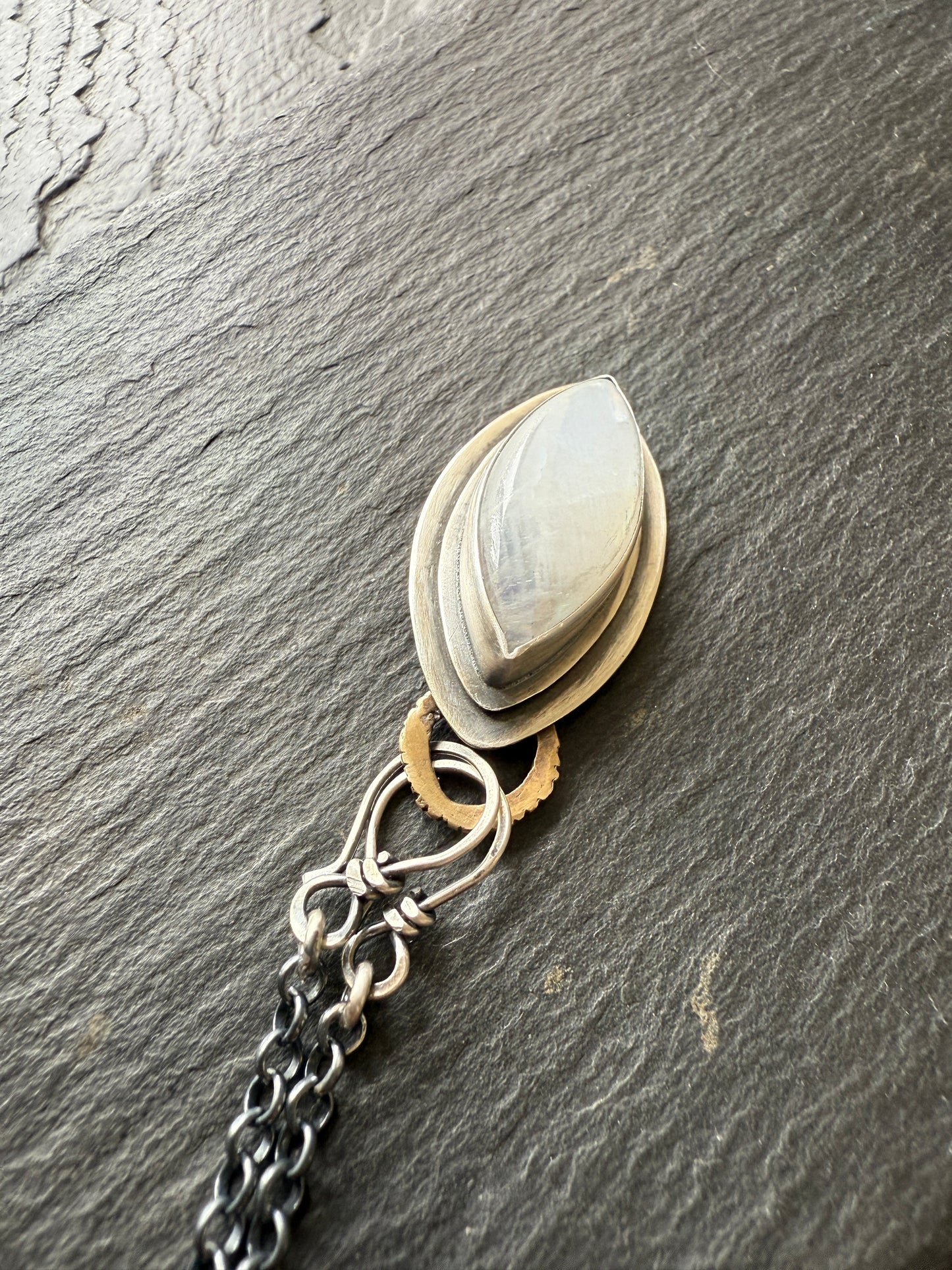 Moonstone Charm Necklace