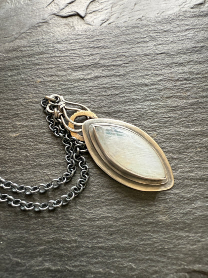 Moonstone Charm Necklace
