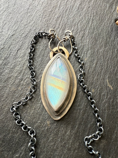 Moonstone Charm Necklace
