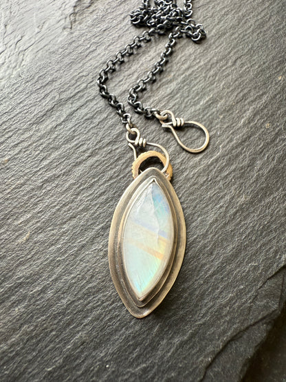 Moonstone Charm Necklace