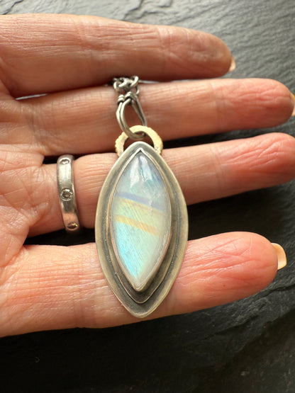 Moonstone Charm Necklace