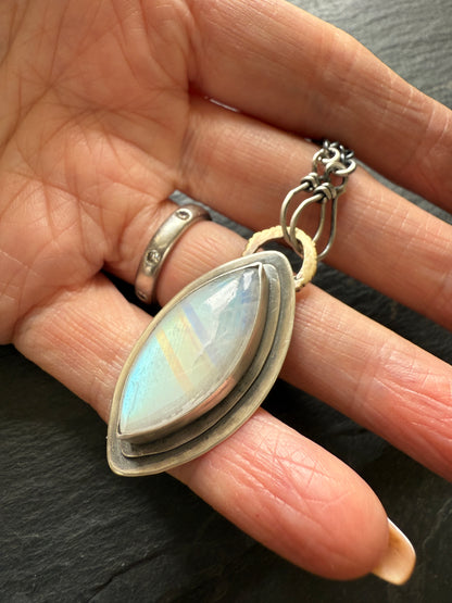 Moonstone Charm Necklace