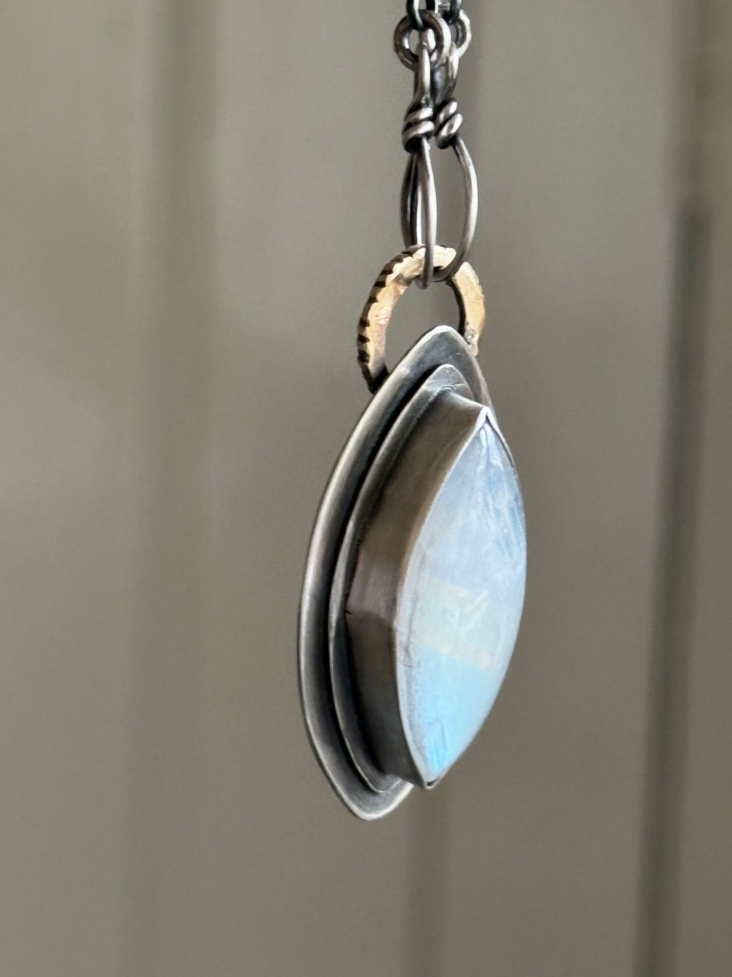 Moonstone Charm Necklace