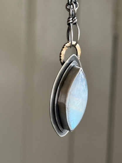 Moonstone Charm Necklace