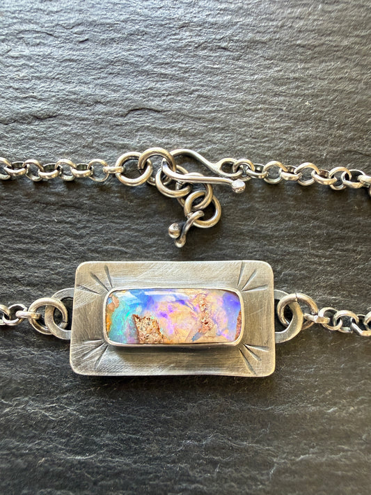 Opal Chain Bracelet