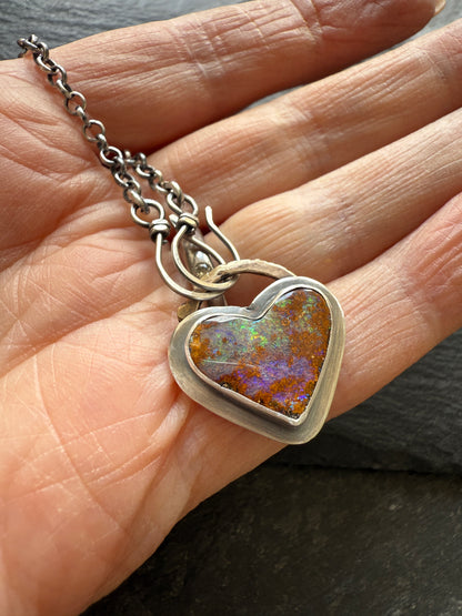 Heart opal Pendant